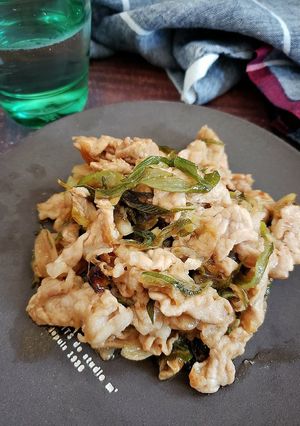 長ネギと豚肉の焦がしじょうゆ炒め-レシピのメイン写真