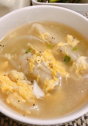 韓国タシダで簡単餃子スープ-レシピのメイン写真