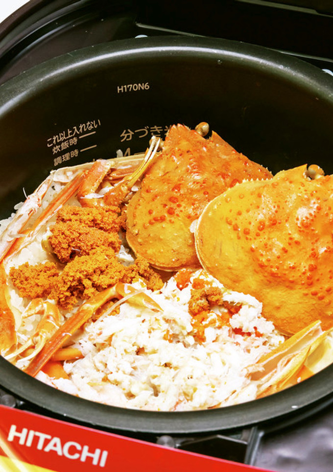 香箱ガニまるごと炊き込みご飯-レシピのメイン写真
