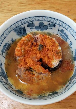 さば缶にカレー粉シナモン粉-レシピのメイン写真