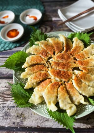 ☆羽付き！シソ餃子☆-レシピのメイン写真
