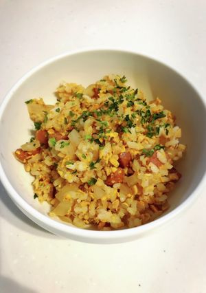 離乳食完了期 納豆チャーハン-レシピのメイン写真