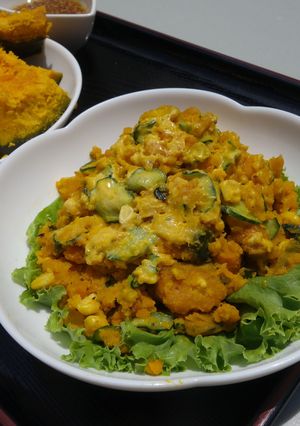 こだわりかぼちゃたっぷりサラダ-レシピのメイン写真