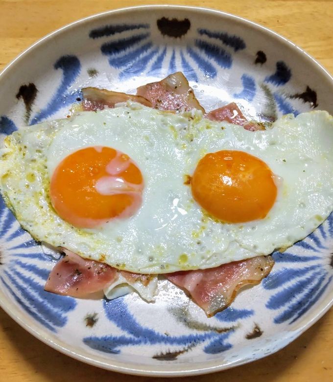 Neo目玉焼き！でベーコンエッグ by オヤジの仕事場ゴハン