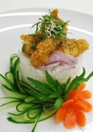 揚げ鶏のラープ風味ご飯-レシピのメイン写真