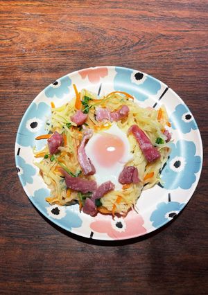 ジャガイモ＆生ハムで野菜の簡単グリル焼き-レシピのメイン写真