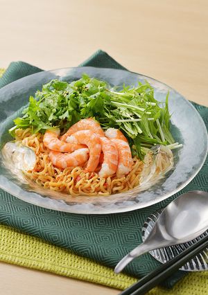 冷やしアジアンえび辛めん-レシピのメイン写真