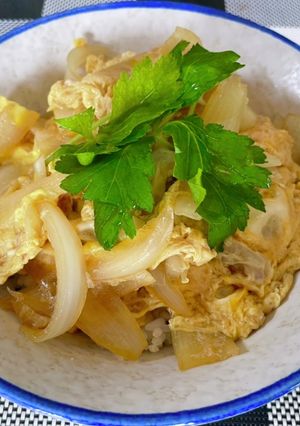 親子丼・玉子丼(1人分)-レシピのメイン写真