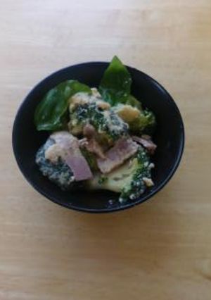 カルボナーラ風味ブロッコリー-レシピのメイン写真