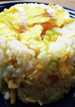 犬ご飯　たらとソラマメのチャーハン-レシピのメイン写真