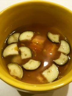 なすとトマトのスープ-レシピのメイン写真