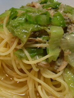 簡単☆レタスとツナのスープパスタ-レシピのメイン写真