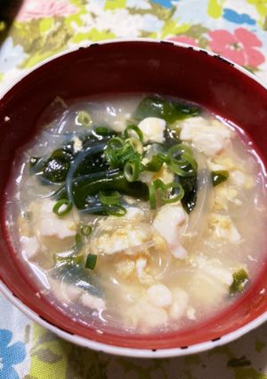 具沢山！春雨入り中華スープ-レシピのメイン写真