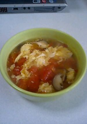 簡単あっさりトマト卵スープ-レシピのメイン写真