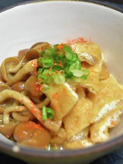油揚げとなめこの煮びたし-レシピのメイン写真