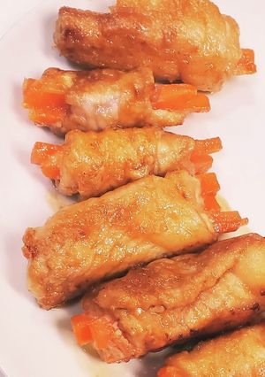 豚肉の人参巻き-レシピのメイン写真