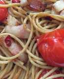 血糖の上がりにくい全粒粉パスタ♬