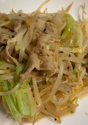 塩野菜炒め完成形【ネギ塩野菜炒め】-レシピのメイン写真