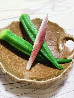 オクラと茗荷の浅漬け-レシピのメイン写真