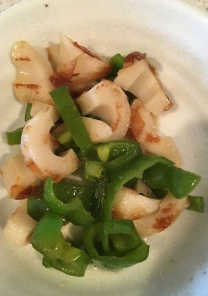 お弁当に。ピーマンとちくわの炒め物-レシピのメイン写真