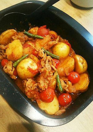 トマト肉じゃが-レシピのメイン写真