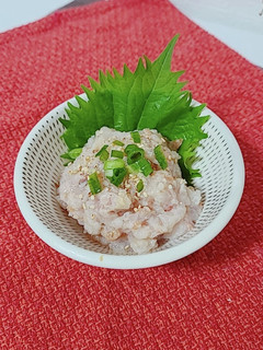 アジの梅たたき-レシピのメイン写真