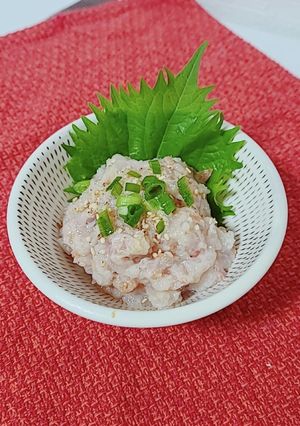 アジの梅たたき-レシピのメイン写真