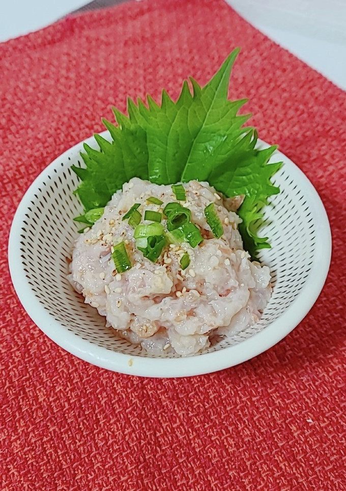 アジの梅たたき-レシピのメイン写真