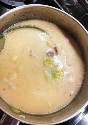 ★豚骨鍋★締めは麺で♪-レシピのメイン写真