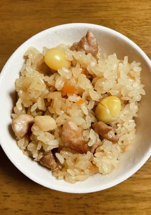 圧力鍋で蒸し中華おこわ-レシピのメイン写真