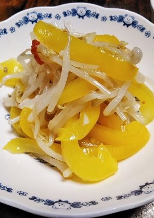 もやしとパプリカのペペロンチーノ-レシピのメイン写真