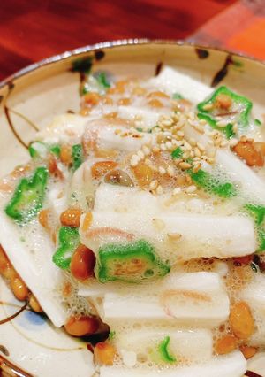 簡単美味しい！梅風味のネバネバ和え-レシピのメイン写真