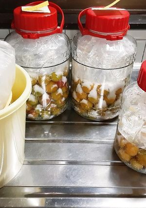 特産べに梅で梅干し 2021-レシピのメイン写真