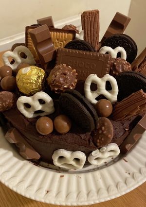 マッドチョコバースデーケーキ No2-レシピのメイン写真