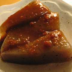 A picture of みそおでん.