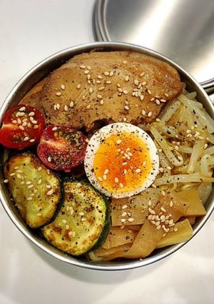 のっけ弁当2021.06.19ラーメン-レシピのメイン写真