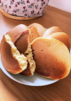 ホットケーキ　薄力粉とオリーブオイルで-レシピのメイン写真
