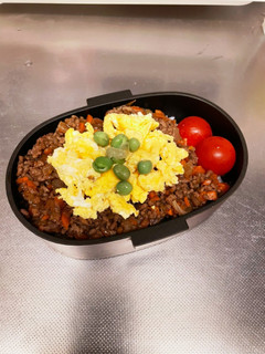 彩りそぼろ丼-レシピのメイン写真