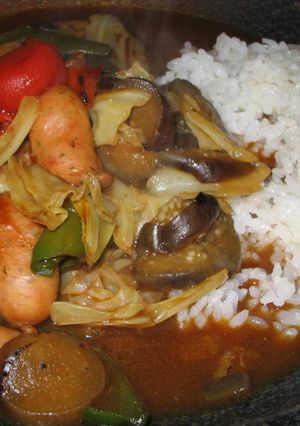 ウィンナーとキャベツのスープカレー-レシピのメイン写真