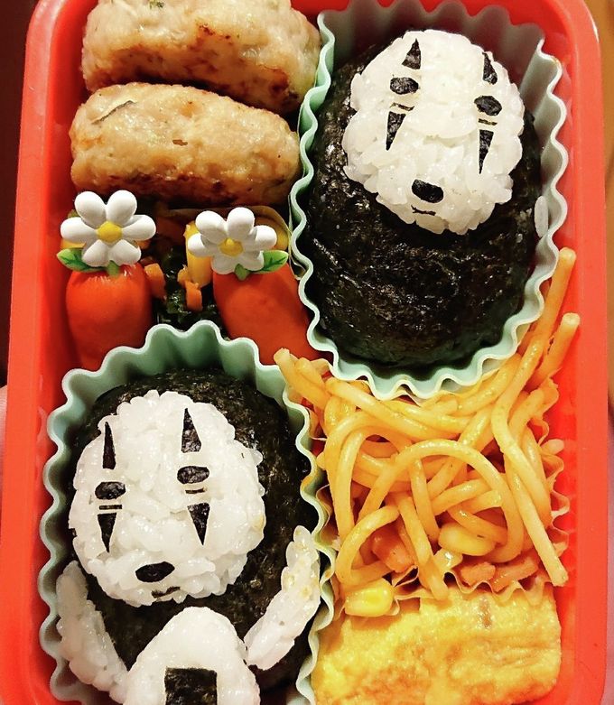 カオナシおにぎり弁当!-レシピのメイン写真