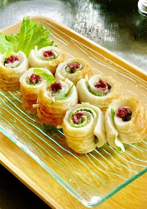 大葉とチーズくるくる竹輪巻-レシピのメイン写真