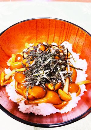 たっぷりなめこ丼-レシピのメイン写真