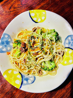 アンチョビとイワシのガーリック風パスタ-レシピのメイン写真