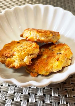 ヘルシー！豆粉の和風ハッシュドポテト-レシピのメイン写真
