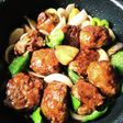 イワシつみれの甘酢あんかけ(酢豚風)