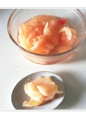 レンジで簡単！ガリ新生姜の甘酢-レシピのメイン写真
