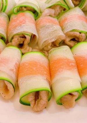 まきまき生野菜2♪サラダ焼肉-レシピのメイン写真