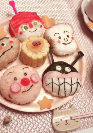 アンパンマン ♡ おにぎりプレート-レシピのメイン写真