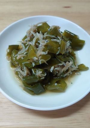 ピーマンとしらすの含め煮-レシピのメイン写真