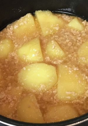 家庭の味☆新じゃがのそぼろ煮-レシピのメイン写真